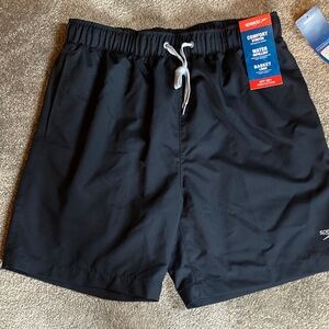 Speedo Black Swim Trunks